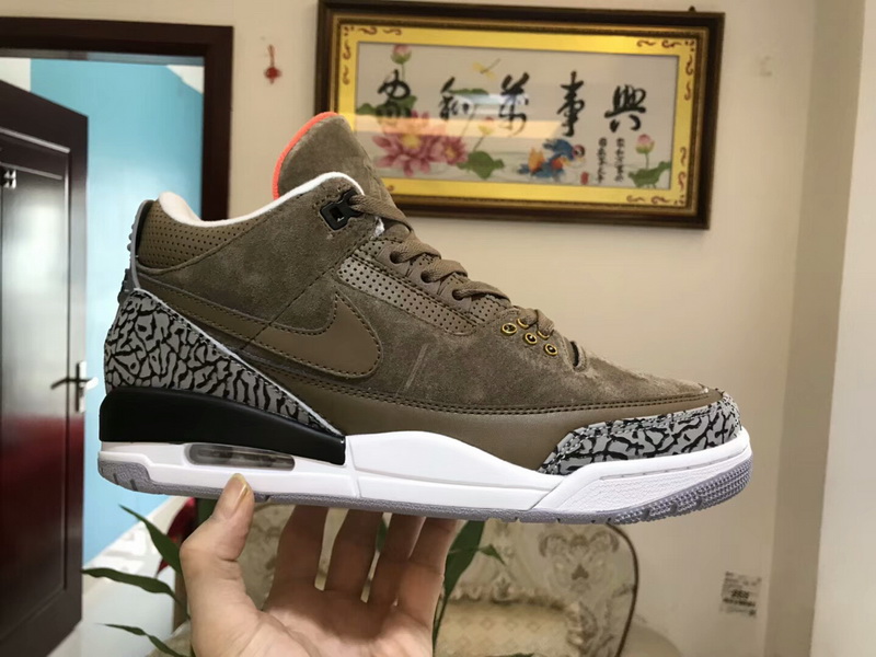 Authentic Air Jordan 3 JTH NRG Tinker“coffee”